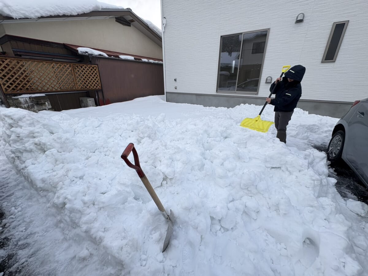 雪かき☃️